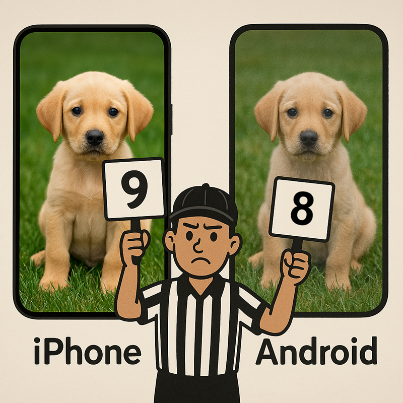 judging of which photos are best