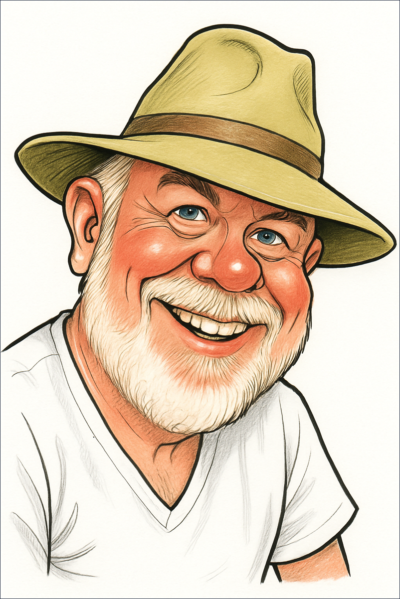 AI Caricature of Ron